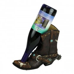 Cowboy Boot Wine Bottle Holder RIVERS-EDGE-PRODUCTS