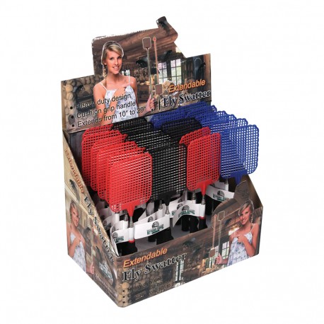 Extendable Fly Swatter 24/display RIVERS-EDGE-PRODUCTS