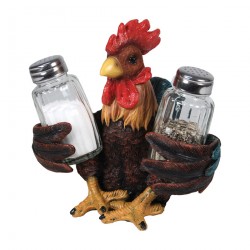 Rooster Salt And Pepper Shakers RIVERS-EDGE-PRODUCTS