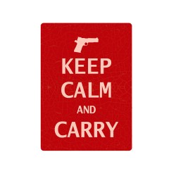 Keep Calm And Carry Tin Sign 16" RIVERS-EDGE-PRODUCTS