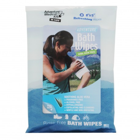 Adventure Bath Wipes - Travel Size ADVENTURE-MEDICAL