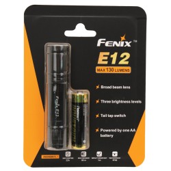 E12 LED Flashlight w/battery FENIX-FLASHLIGHTS