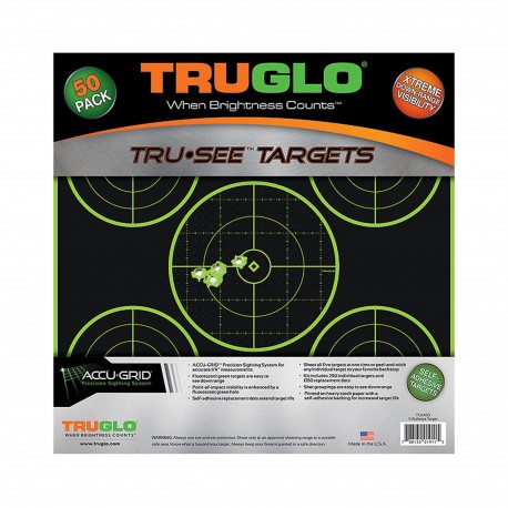 Target 5-Bull 12X12 50Pk TRUGLO