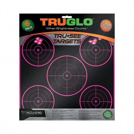 Target 5-Bull 12X12 Pnk 6Pk TRUGLO