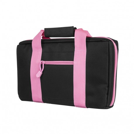 Vism Discreet Pistol Case/Black,Pink Trim NCSTAR
