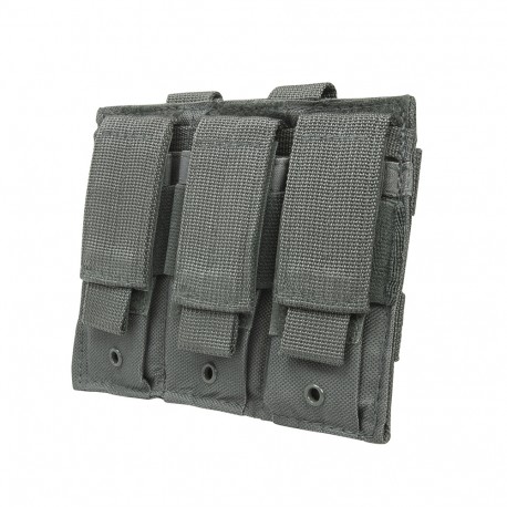 Vism Triple Pistol Mag Pouch/Urban Gray NCSTAR