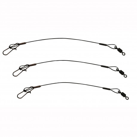 9" Steel Leader 20lb 08012-002 3pcs EAGLE-CLAW
