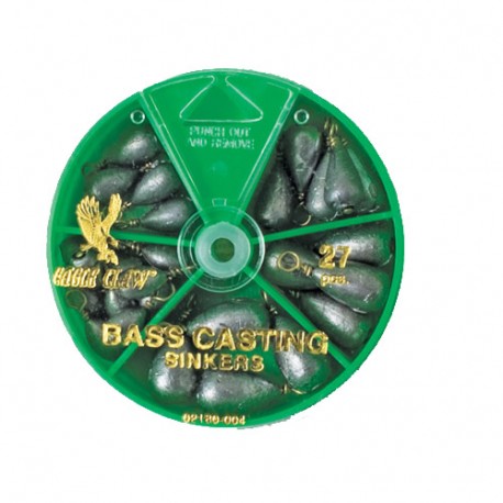 Bass Cast Sinker Assortment 27pcs EAGLE-CLAW