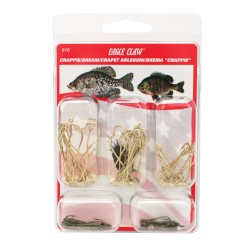 Crappie/Bream Hook Assortment Clam 80pcs EAGLE-CLAW