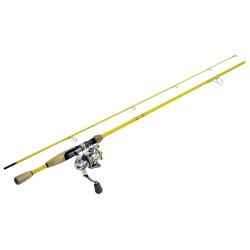 EagleClaw Fthrlght 6BB SpinCombo 5'6" Ylw EAGLE-CLAW