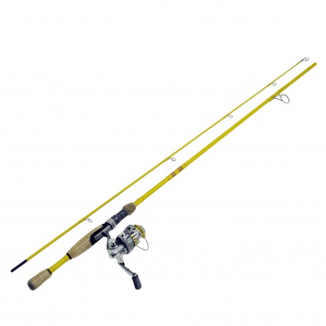 EagleClaw Fthrlght 6BB SpinCombo 6' Ylw EAGLE-CLAW