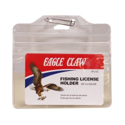 Fishing License Holder w/zip Closure EAGLE-CLAW