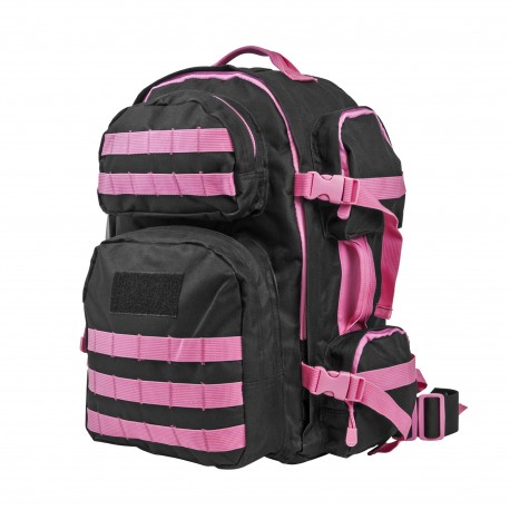Vism Tactical Backpack-Blk w/Pink NCSTAR