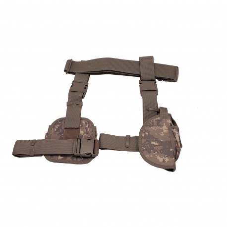 3Pcs Drop Leg Gun Hlstr&Mag Hldr/DigiCamo NCSTAR