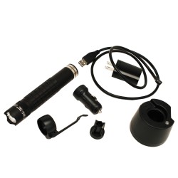 Mag-Tac Rechargeable W/Crown Bezel,Blk MAGLITE