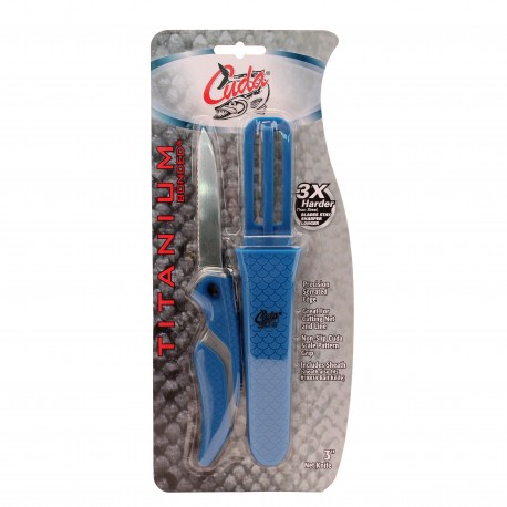 3" Serrated Net Knife w/Sheath CUDA-BRAND-FISHING-PRODUCTS