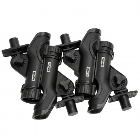Powerlock Rod Hldr,Blk,0244 Flush DM,4 pk SCOTTY