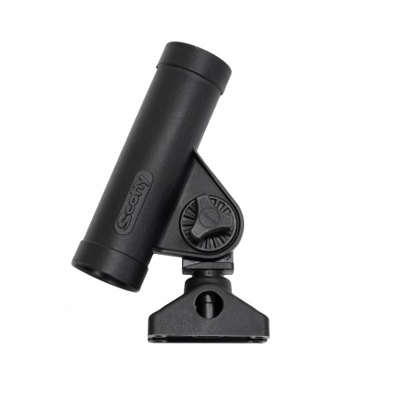 Rodmaster Adjustable Tube Rod Hldr,Blk SCOTTY