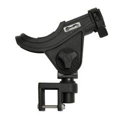 Baitcaster/Spng Rod Hldr,Blk,0243 Sqr RM SCOTTY