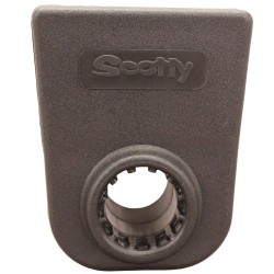 Rail Mounting Adptr,Black,7/8" Rnd Rail SCOTTY