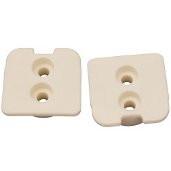 Bulkhead/Gunnl Mnt Only fr Cup Hldr,Wht,2 SCOTTY