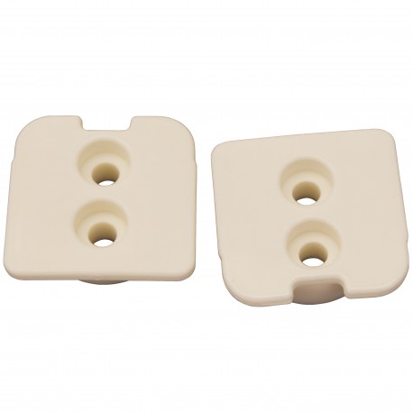 Bulkhead/Gunnl Mnt Only fr Cup Hldr,Wht,2 SCOTTY