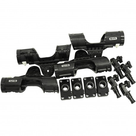 Orca Rod Hldr,w/0241 Side/Deck Mnt, 4/PK SCOTTY