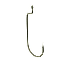 Worm Offset Brz 1/0, 6 Hooks P/P GAMAKATSU