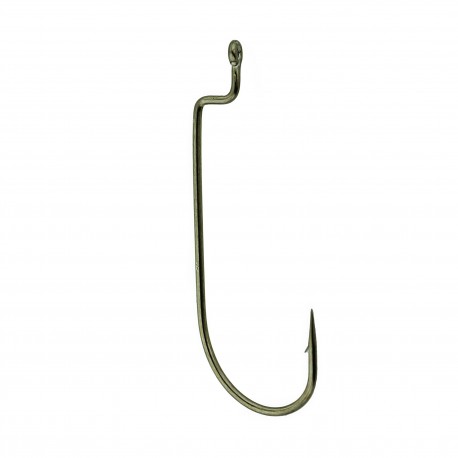 Worm Offset Brz 1/0, 6 Hooks P/P GAMAKATSU