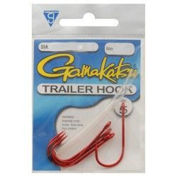 Trailer Hook Red 1/0, 5 Hooks P/P GAMAKATSU