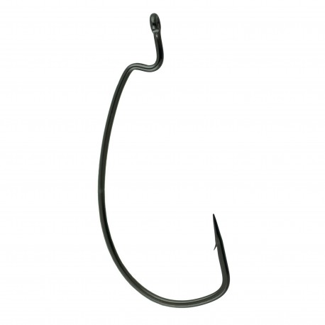 Gamakatsu Offset EWG Worm Hooks Black. 3/0 5 per packRibbon tail worm