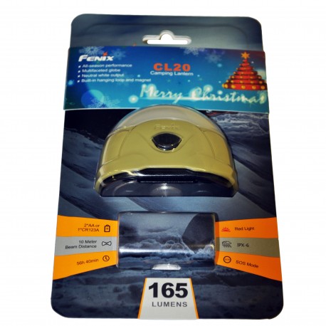 165 Lumen Fenix Lantern (CR123/AA),Orange FENIX-FLASHLIGHTS