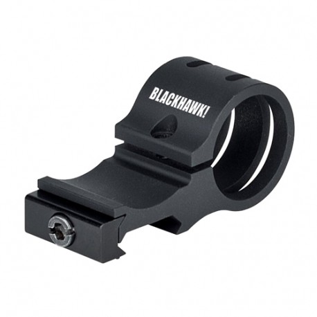 Offset Flashlight Rail Mount Black BLACKHAWK
