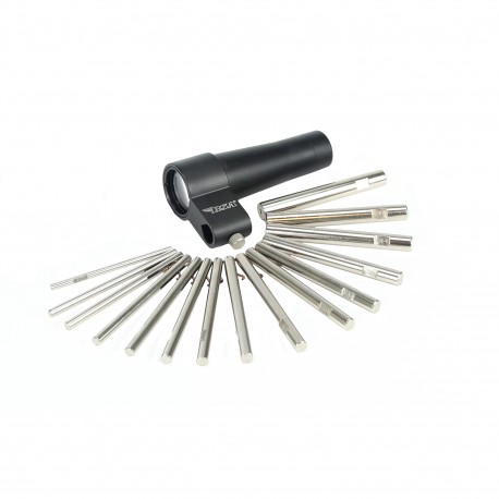 Bore Sighter Kit with Arbors, in SoftCase BSA