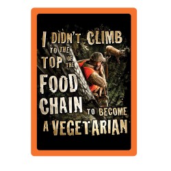 Vegetarian Tin Sign RIVERS-EDGE-PRODUCTS