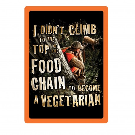 Vegetarian Tin Sign RIVERS-EDGE-PRODUCTS