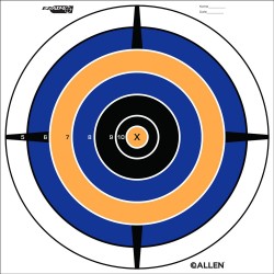EZ Aim Bullseye Target (12 per pack) ALLEN-CASES