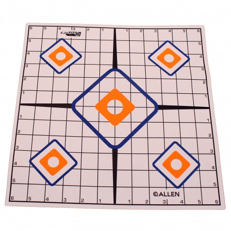 EZ Aim Sight Grid Target (12 per pack) ALLEN-CASES