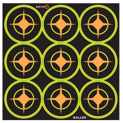 EZ See Adhesive Aiming Dots (9/sheet),12 ALLEN-CASES