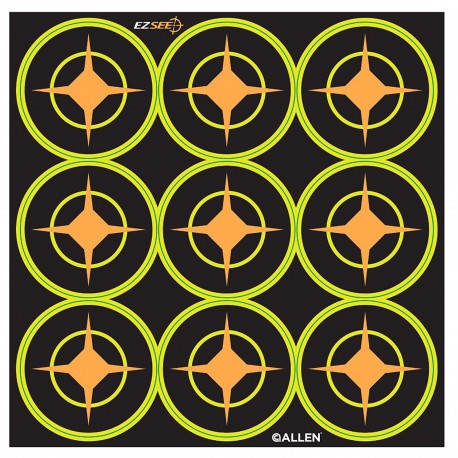 EZ See Adhesive Aiming Dots (9/sheet),12 ALLEN-CASES