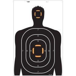 EZ Aim Human Silhouette Target (4/pack) ALLEN-CASES
