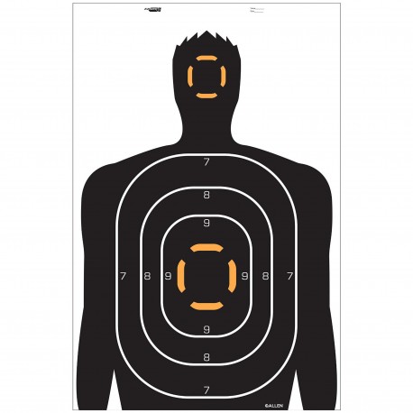 EZ Aim Human Silhouette Target (4/pack) ALLEN-CASES
