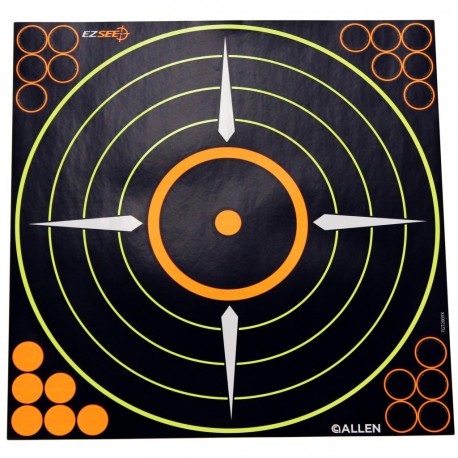 EZ See Adhesive Round Bullseye Targt 5/pk ALLEN-CASES