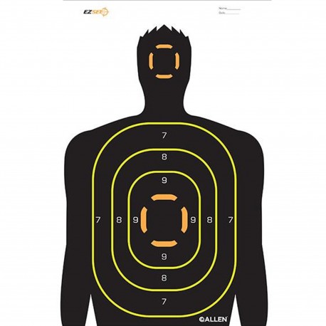 EZ See Silhouette Target (5 per pack) ALLEN-CASES