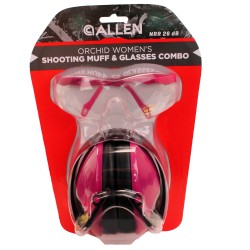 Orchid Womens Shooting Muff & Glasses ALLEN-CASES