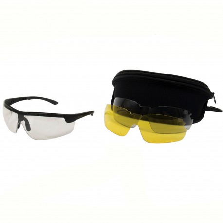 Ion Ballistic Shooting Glasses 3 Lens Set ALLEN-CASES