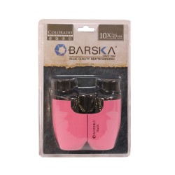 10X25 Pink Porro Binoculars, Blue Lens,CP BARSKA-OPTICS