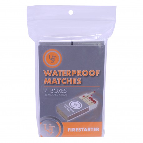 Waterproof Matches 4-Pack ULTIMATE-SURVIVAL-TECHNOLOGIES