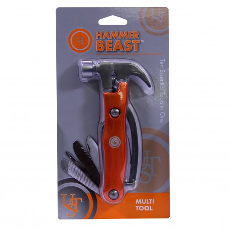 Hammer Beast Multi-Tool, Orange ULTIMATE-SURVIVAL-TECHNOLOGIES