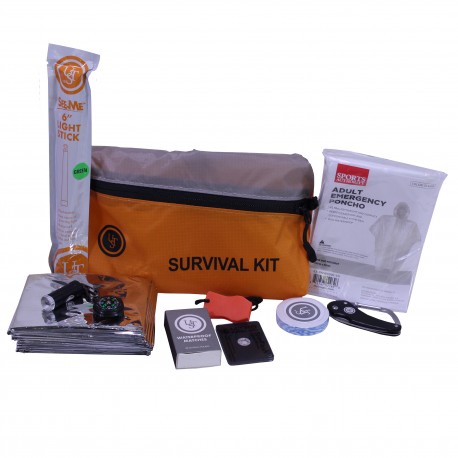 FeatherLite Survival Kit  2.0, Orange ULTIMATE-SURVIVAL-TECHNOLOGIES